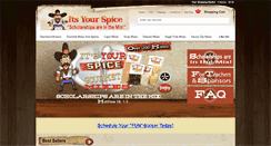 Desktop Screenshot of itsyourspice.com